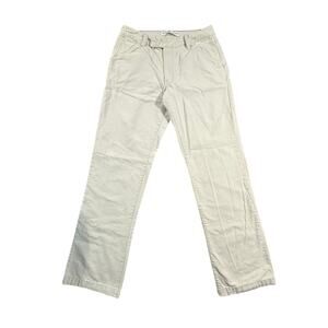 Vintage Y2K Tommy Hilfiger Khaki Tan Boot Cut Pants 100% Cotton Womens Size 6